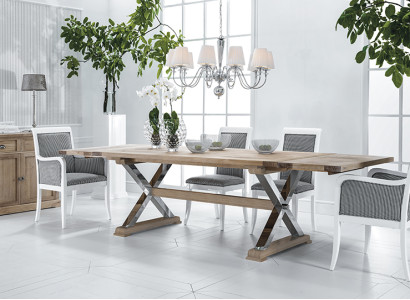 Design esstisch klassischer holz tische ausziehbarer wohnzimmer luxus